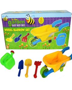 Garden Playtime 5PC Wheel Barrow Set 