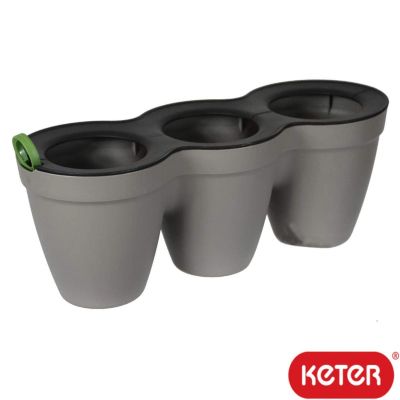 Keter Ivy Herb Planter - Mini Trio Pot