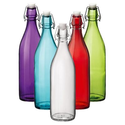 Traditional Vintage Style Glass Bottles 1 Litre Swing Top Bottles