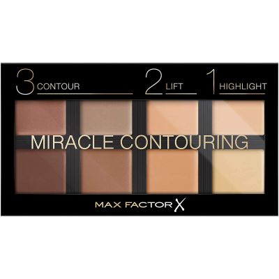 Max Factor Miracle Contouring 8 Shade Palette, Contour - Lift - Highlight
