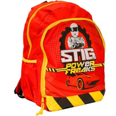 The Stig Power Freaks Official Kids Children School Backpack