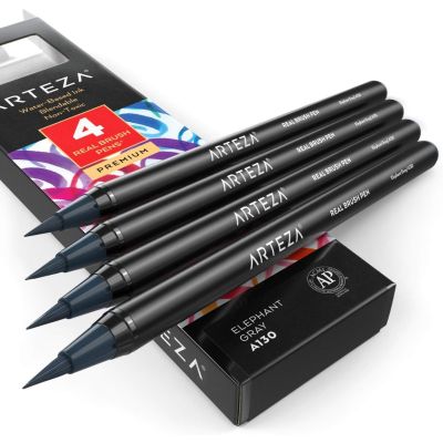 Arteza Real Brush Pens Watercolour Pens with Nylon Brush Tips