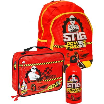  The Stig Power Freaks Official Kids Children School Travel Backpack