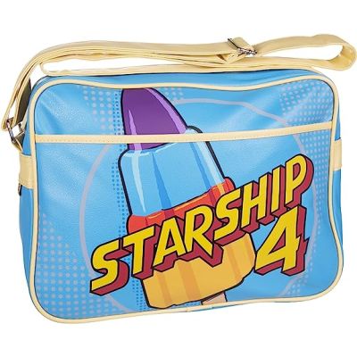 Half Moon Bay Walls Classic Starship 4 Retro Messenger Bag