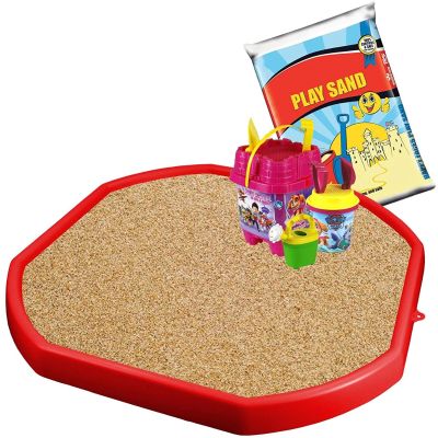 Children's Mixing Play Tray - Play Sand and Bucket & Spade Set